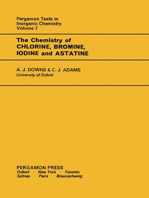 cover image of Pergamon Texts in Inorganic Chemistry, Volume 7